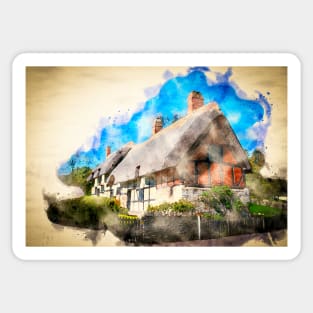 Anne Hathaway's Cottage Sticker